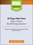 Video Pre-Order - 30 Things I Wish I Knew Before I Started My Self-Storage Operation